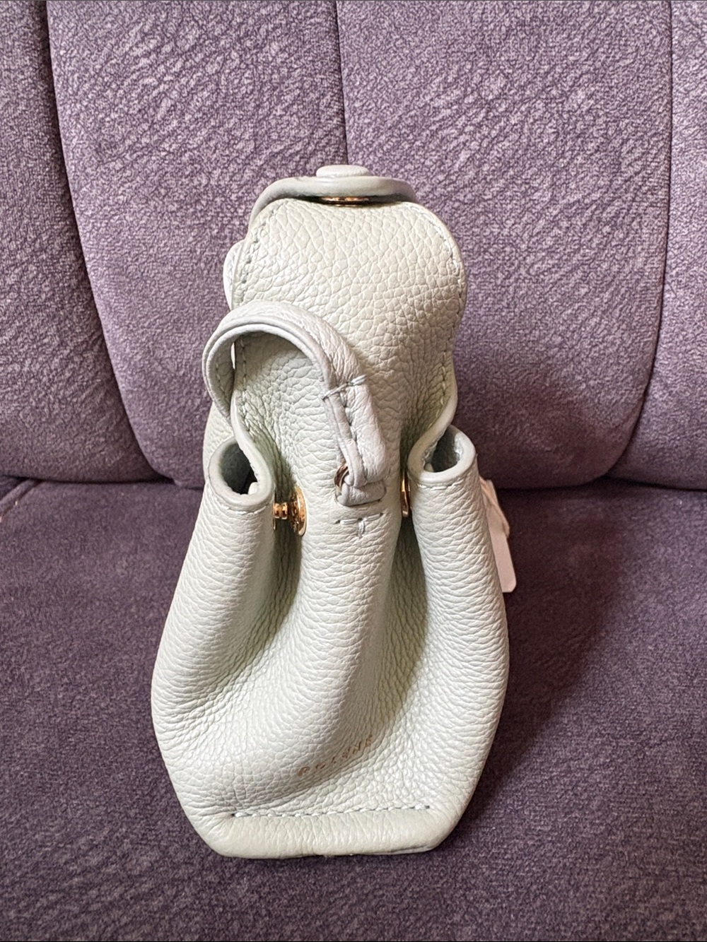 Polène Numéro Neuf MICRO Bag in Light Sage Green - Picture 3 of 16